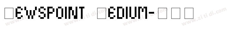 Newspoint Medium字体转换